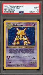 Alakazam Pokemon (Trading Cards) (PSA) (Holo)