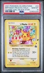Birthday Pokemon (Trading Cards) (PSA)