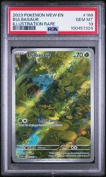 Bulbasaur Pokemon (Trading Cards) (PSA) (Illustration Rare)