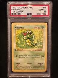Caterpie Pokemon (Trading Cards) (PSA)
