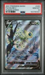 Celebi Pokemon (Trading Cards) (PSA) (Full Art)