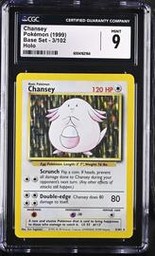 Chansey Pokemon (Trading Cards) (CGC) (Holo)