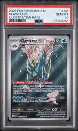 Clawitzer Pokemon (Trading Cards) (PSA) (Illustration Rare)