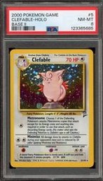 Clefable Pokemon (Trading Cards) (PSA) (Holo)