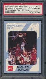 Collegiate Michael Jordan (PSA)