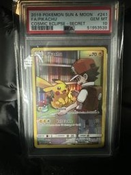 Cosmic Pokemon (Trading Cards) (PSA) (Full Art)