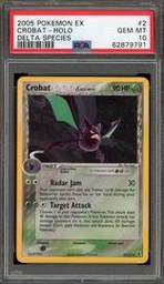 Crobat Pokemon (Trading Cards) (PSA) (Holo)