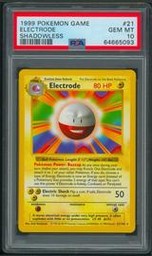 Electrode Pokemon (Trading Cards) (PSA)
