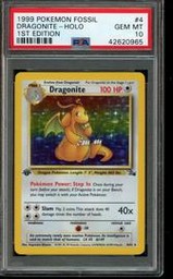 Fossil Pokemon (Trading Cards) (PSA) (Holo)