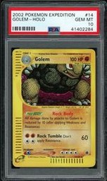 Golem Pokemon (Trading Cards) (PSA) (Holo)