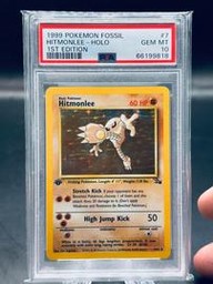 Hitmonlee Pokemon (Trading Cards) (PSA) (Holo)