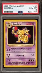 Kadabra Pokemon (Trading Cards) (PSA)
