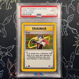 Koga Pokemon (Trading Cards) (PSA) (Holo)