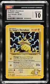 Lt Pokemon (Trading Cards) (CGC) (Holo)