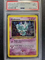 Misdreavus Pokemon (Trading Cards) (PSA) (Holo)