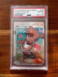 Mistys Pokemon (Trading Cards) (PSA) (Full Art)