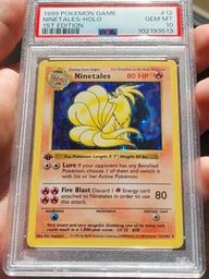 Ninetales Pokemon (Trading Cards) (PSA) (Holo)