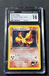 Rockets Pokemon (Trading Cards) (CGC) (Holo)