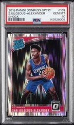 Shock Rookie Cards (PSA)