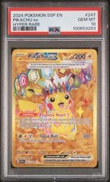 Surging Pikachu (PSA) (Illustration Rare)