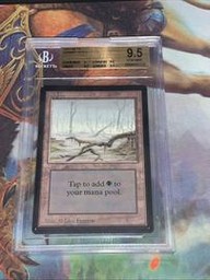 Swamp Magic The Gathering (Trading Cards) (BGS)