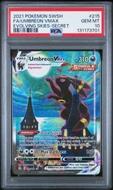 Umbreon VMAX Pokemon (Trading Cards) (PSA) (Full Art)