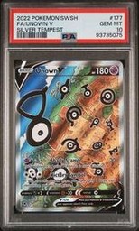 Unown Pokemon (Trading Cards) (PSA) (Full Art)