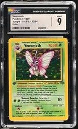 Venomoth Pokemon (Trading Cards) (CGC) (Holo)