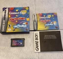 Connect Four & Perfection & Trouble (Nintendo Game Boy Advance)