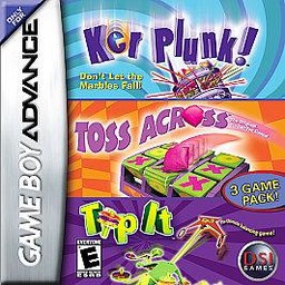 Ker Plunk! & Toss Across & Tip It (Nintendo Game Boy Advance)