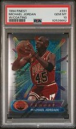 With Michael Jordan (PSA)