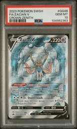 Zacian Pokemon (Trading Cards) (PSA) (Full Art)