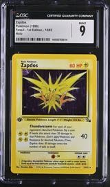 Zapdos Pokemon (Trading Cards) (CGC) (Holo)