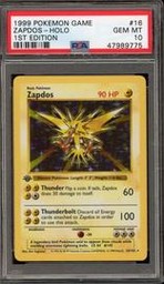 Zapdos Pokemon (Trading Cards) (PSA) (Holo)