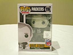 116 Bart Starr Black White Packers