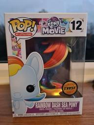 12 Rainbow Dash Sea Pony (Clear)