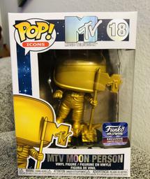 18 MTV Moon Person (Gold) (Funko Hollywood)