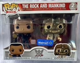 2-Pack The Rock And Mankind (Walmart)