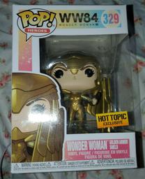 329 Wonder Woman Golden Armor Shield (Hot Topic)