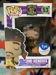 53 Jimi Hendrix Burning Guitar (FYE)