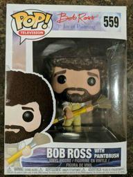 559 Bob Ross with Paintbrush
