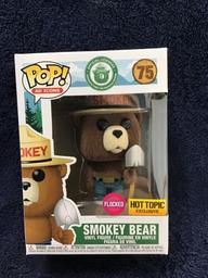 75 Smokey Bear with Shovel (Flocked) (Hot Topic)