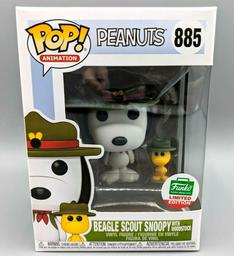 885 Beagle Scout Snoopy With Woodstock