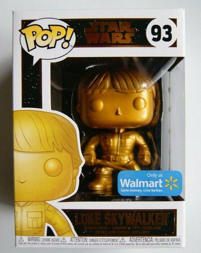 93 Luke Skywalker (Gold) (Walmart)