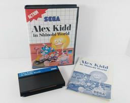 Alex Kidd in Shinobi World (Blue Label) (Sega Master System)