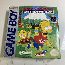 Bart Simpson's Escape from Camp Deadly (Nintendo Game Boy)