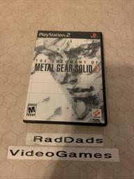 Document of Metal Gear Solid 2 (Sony Playstation 2)