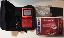 Game Boy Advance SP (Flame) (Nintendo Game Boy Advance)