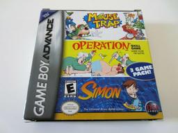 Mouse Trap & Simon & Operation (Nintendo Game Boy Advance)