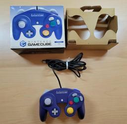 Nintendo Gamecube Controller (Indigo / Clear) (Nintendo GameCube)